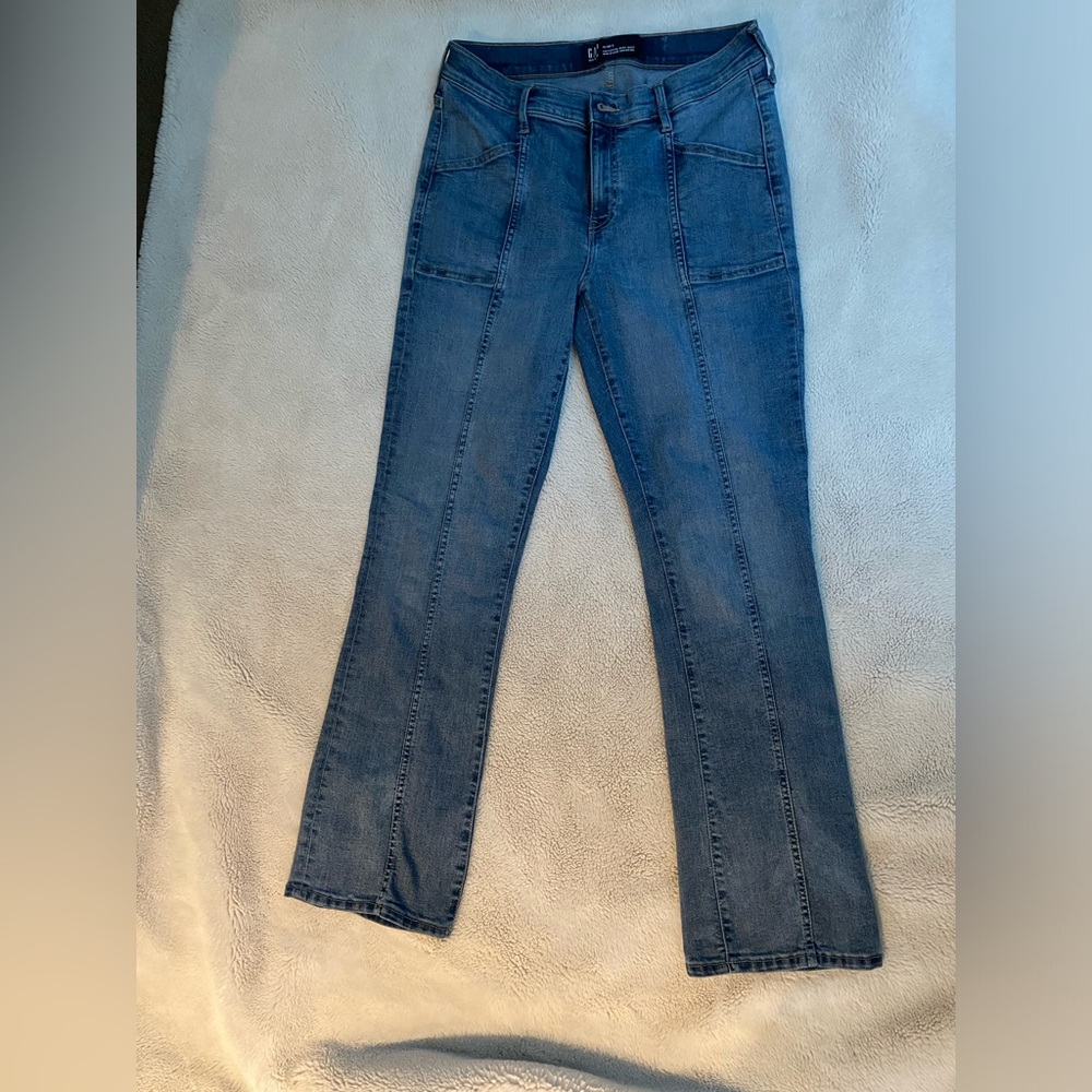 GAP Women's Baby Boot Cut Blue Jeans